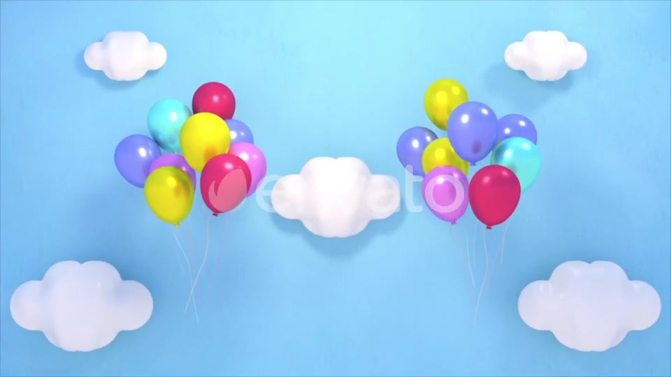 Balloons in the Sky and Fireworks Videohive 22402213 Motion Graphics Image 7