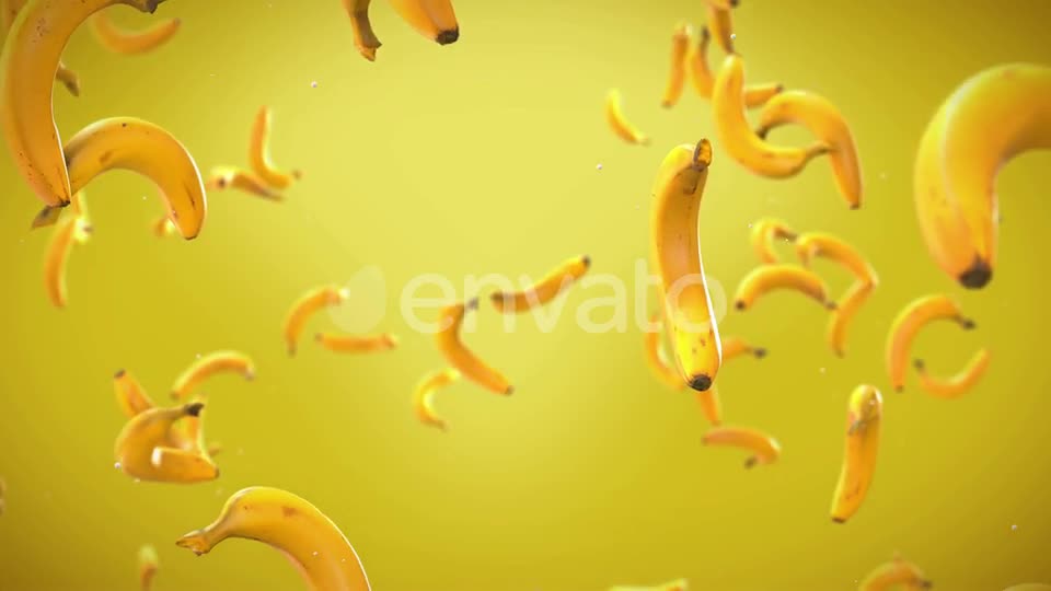 Banana Floating Up Videohive 22550327 Motion Graphics Image 1