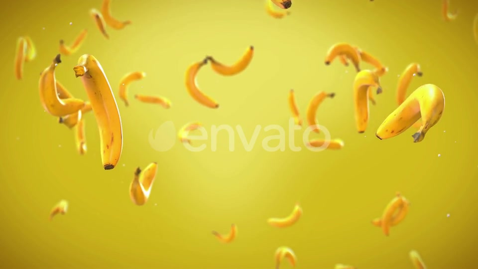 Banana Floating Up Videohive 22550327 Motion Graphics Image 2