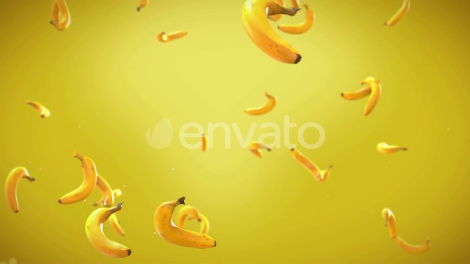 Banana Floating Up Videohive 22550327 Motion Graphics Image 4