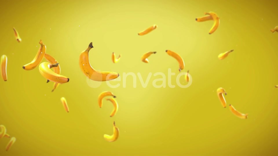 Banana Floating Up Videohive 22550327 Motion Graphics Image 5