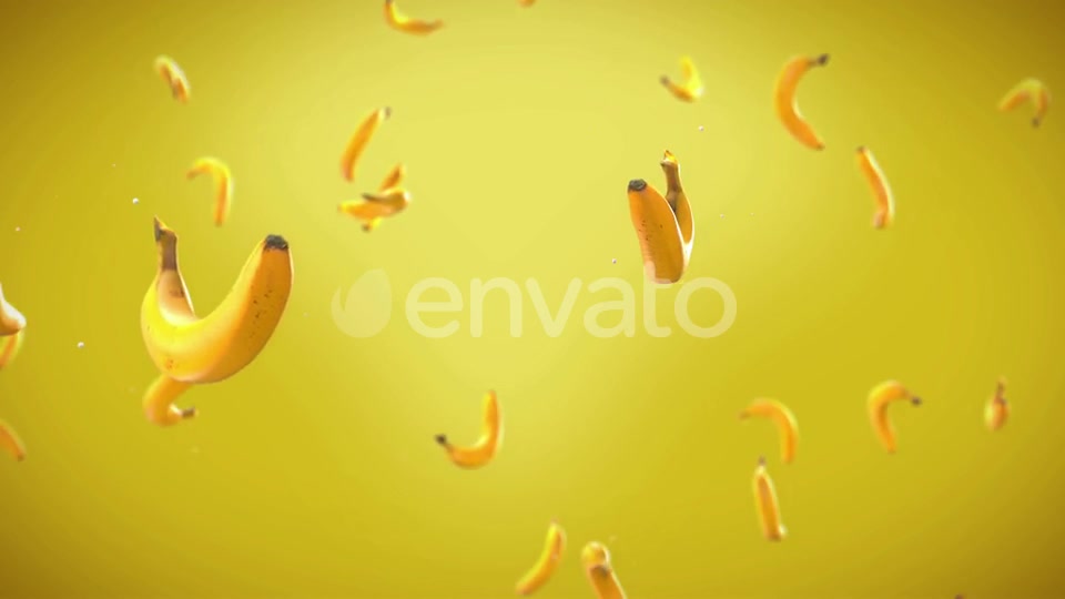 Banana Floating Up Videohive 22550327 Motion Graphics Image 7