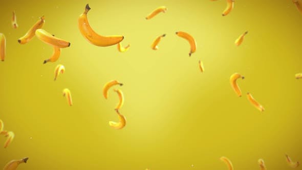 Banana Floating Up - 22550327 Download Videohive