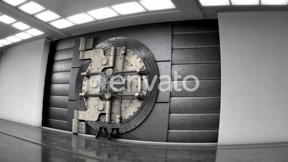 Bank Vault Opening and Shutting Videohive 23182558 Motion Graphics Image 1