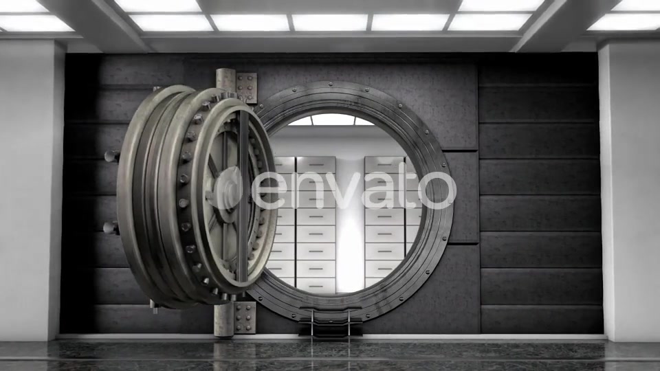 Bank Vault Opening and Shutting Videohive 23182558 Motion Graphics Image 5