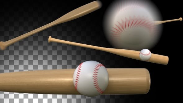 Baseball Wooden Bat Transitions - Download Videohive 22775106