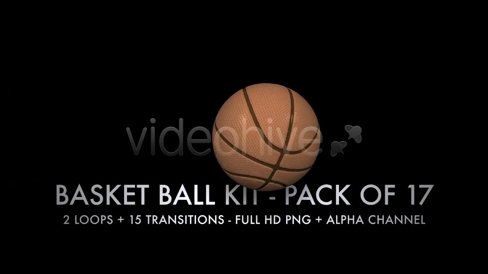 Basket Ball Kit 2 Loops + 15 Transitions Videohive 5522227 Motion Graphics Image 10
