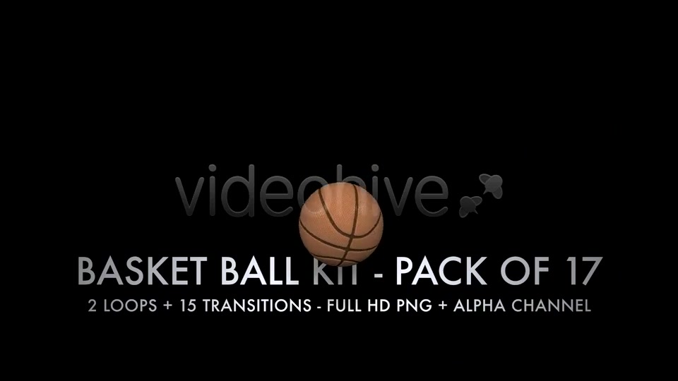 Basket Ball Kit 2 Loops + 15 Transitions Videohive 5522227 Motion Graphics Image 5