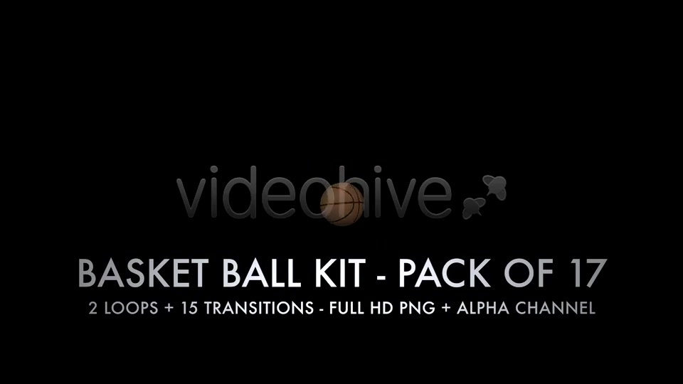 Basket Ball Kit 2 Loops + 15 Transitions Videohive 5522227 Motion Graphics Image 6