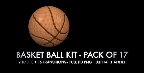 Basket Ball Kit 2 Loops + 15 Transitions - Download 5522227 Videohive