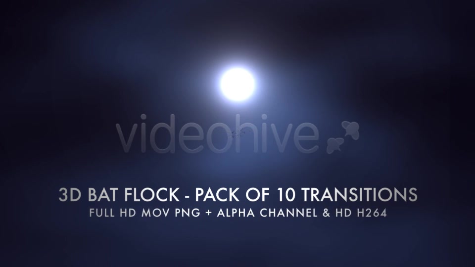 Bat Flock Pack of 10 Transitions Videohive 5709602 Motion Graphics Image 3