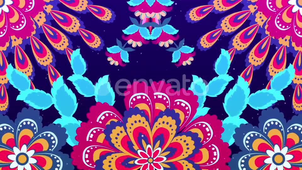 Batik Flower Videohive 21507531 Motion Graphics Image 2