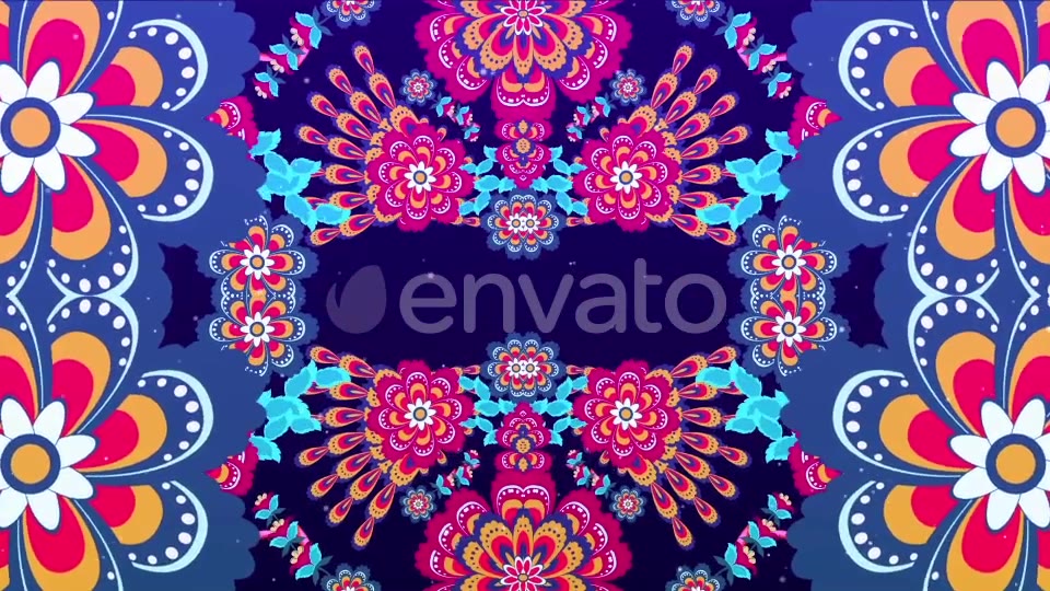 Batik Flower Videohive 21507531 Motion Graphics Image 5