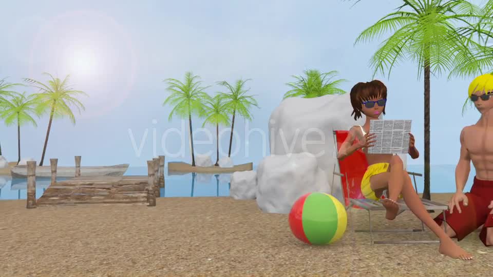 Beach Ball Transition Videohive 16886791 Motion Graphics Image 1