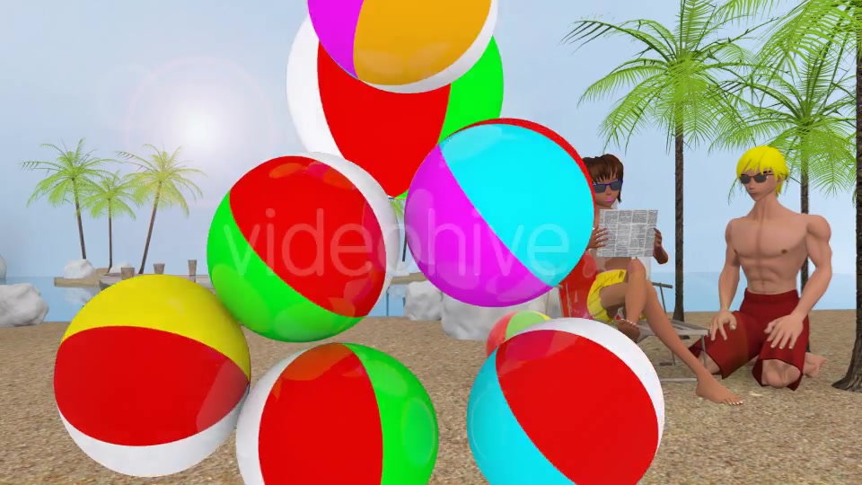 Beach Ball Transition Videohive 16886791 Motion Graphics Image 3