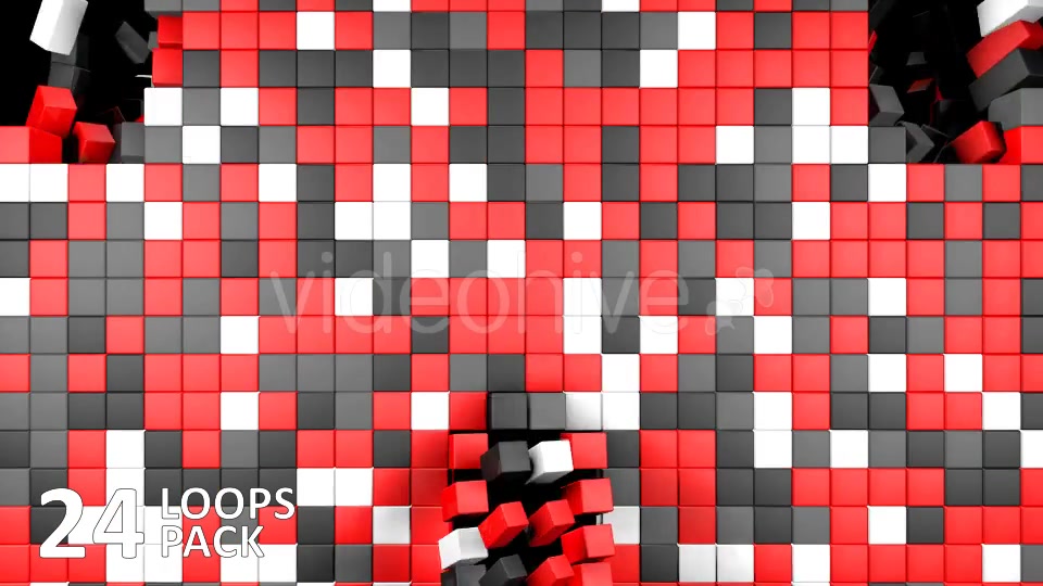 Beat Cubes VJ Loops (24 Pack) Videohive 11687390 Motion Graphics Image 11