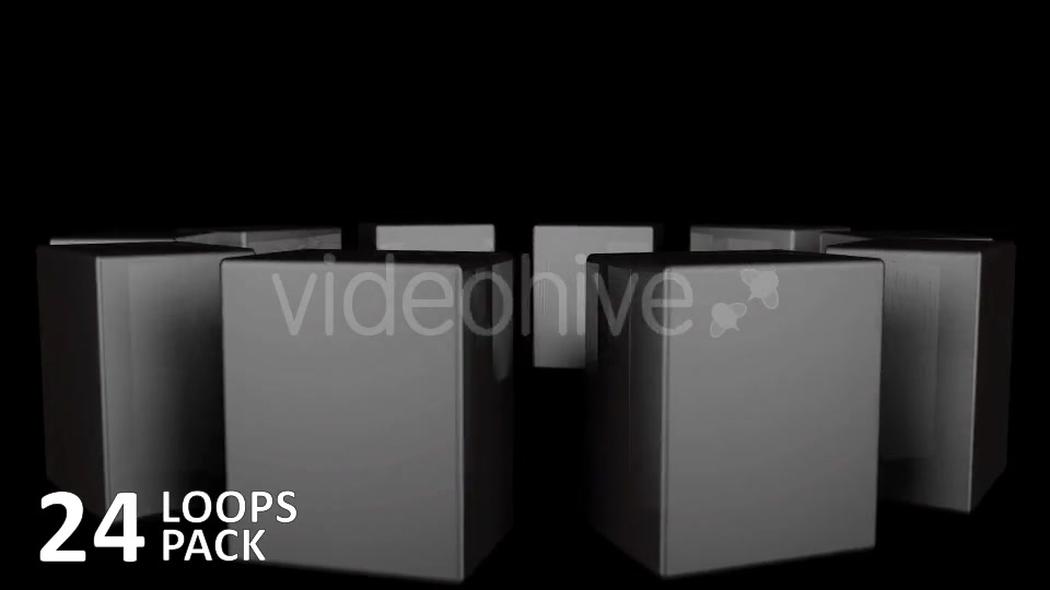Beat Cubes VJ Loops (24 Pack) Videohive 11687390 Motion Graphics Image 12