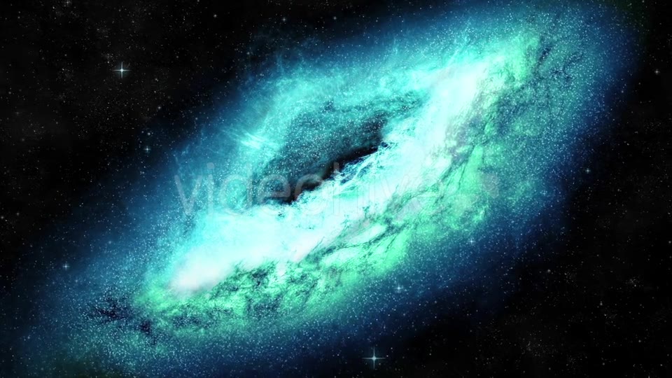 Beautiful Blue Galaxy in the Vast Space Videohive 18893642 Motion Graphics Image 2