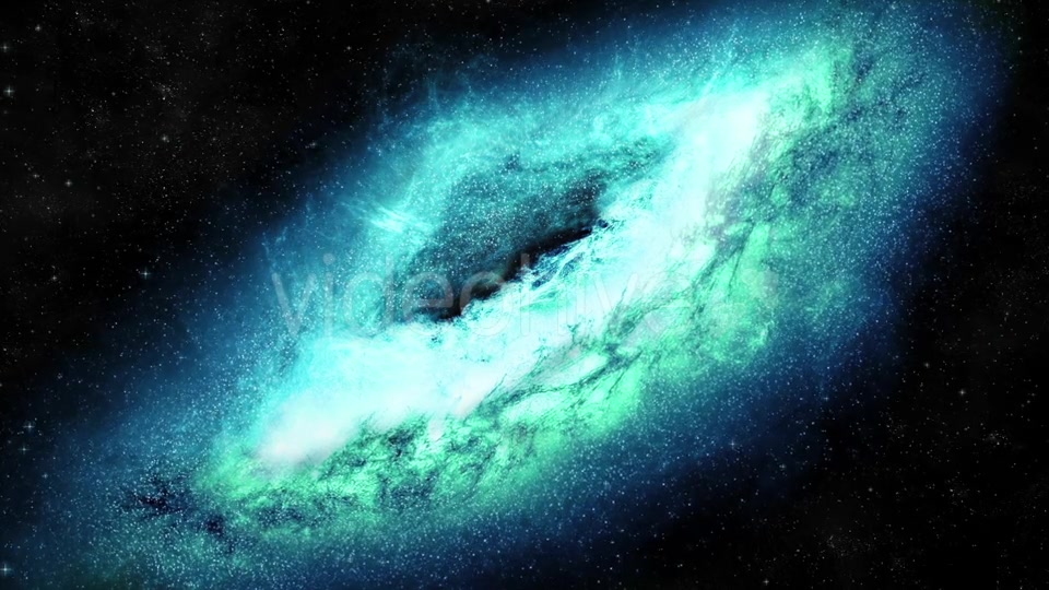 Beautiful Blue Galaxy in the Vast Space Videohive 18893642 Motion Graphics Image 3
