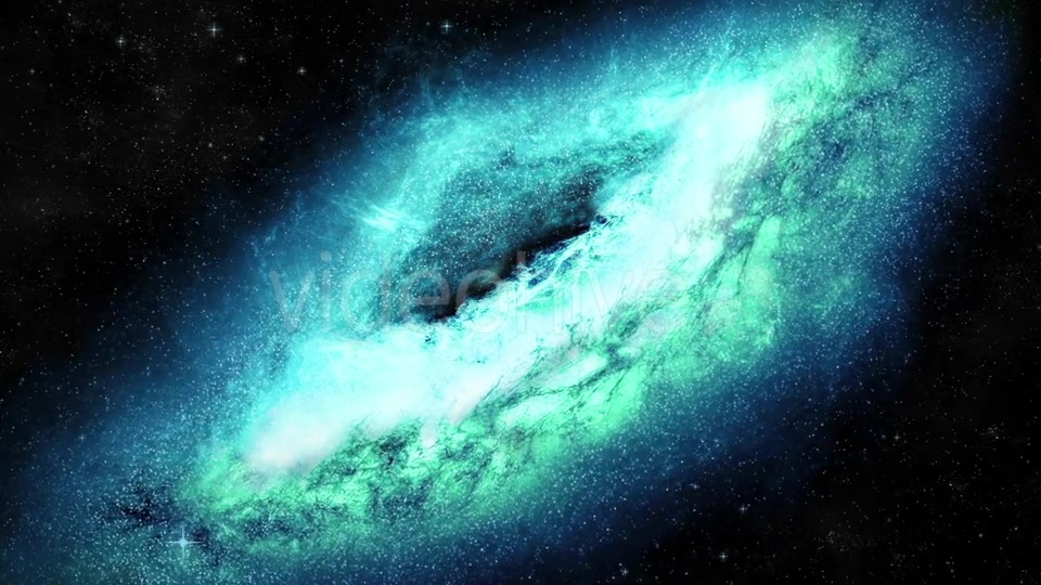 Beautiful Blue Galaxy in the Vast Space Videohive 18893642 Motion Graphics Image 4