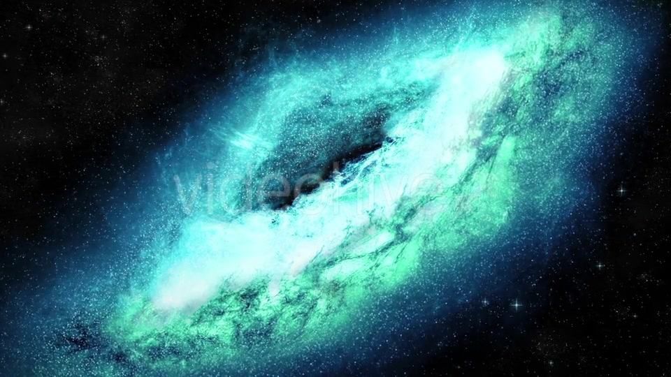 Beautiful Blue Galaxy in the Vast Space Videohive 18893642 Motion Graphics Image 5