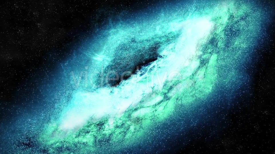 Beautiful Blue Galaxy in the Vast Space Videohive 18893642 Motion Graphics Image 6