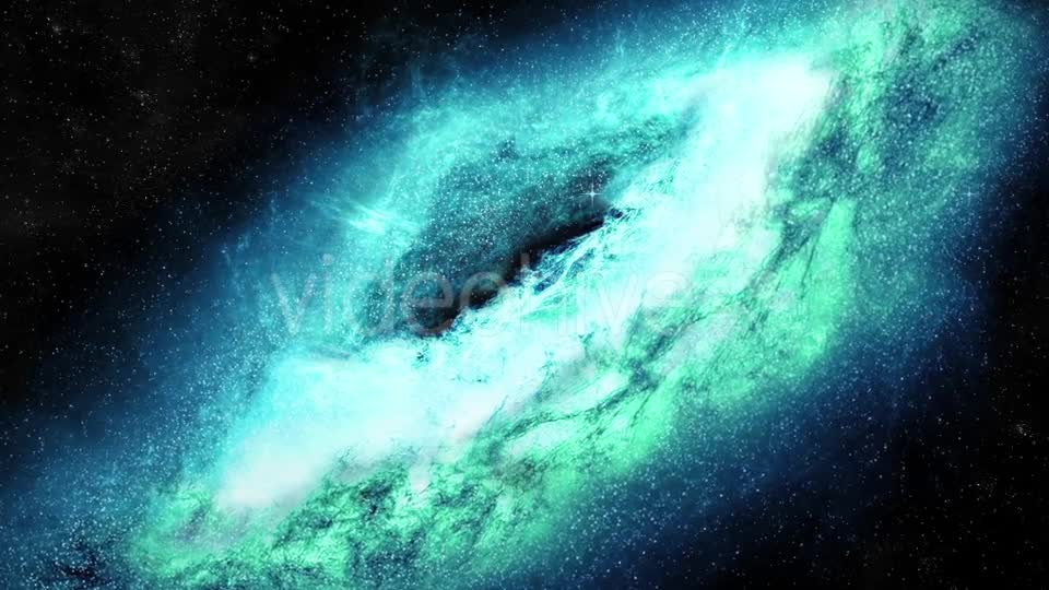 Beautiful Blue Galaxy in the Vast Space Videohive 18893642 Motion Graphics Image 7
