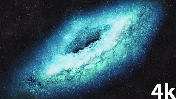 Beautiful Blue Galaxy in the Vast Space - Download Videohive 18893642