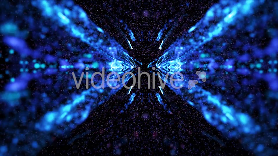 Beautiful Blue Kaleido Particles Background Videohive 19951301 Motion Graphics Image 3