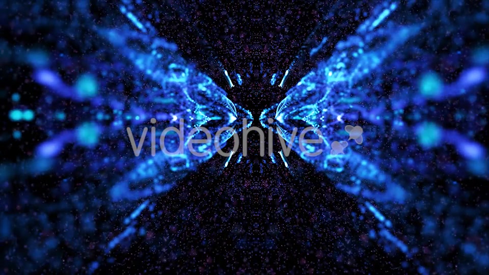 Beautiful Blue Kaleido Particles Background Videohive 19951301 Motion Graphics Image 4