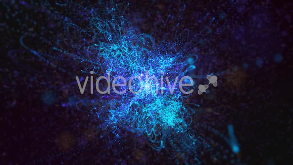 Beautiful Blue Particles Abstract Background Videohive 19767164 Motion Graphics Image 1