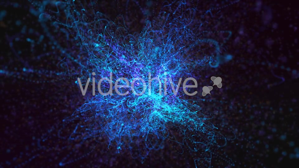 Beautiful Blue Particles Abstract Background Videohive 19767164 Motion Graphics Image 5