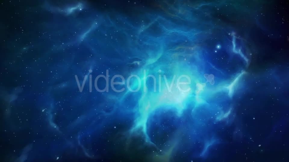 Beautiful Blue Space Nebula Videohive 15363625 Motion Graphics Image 1