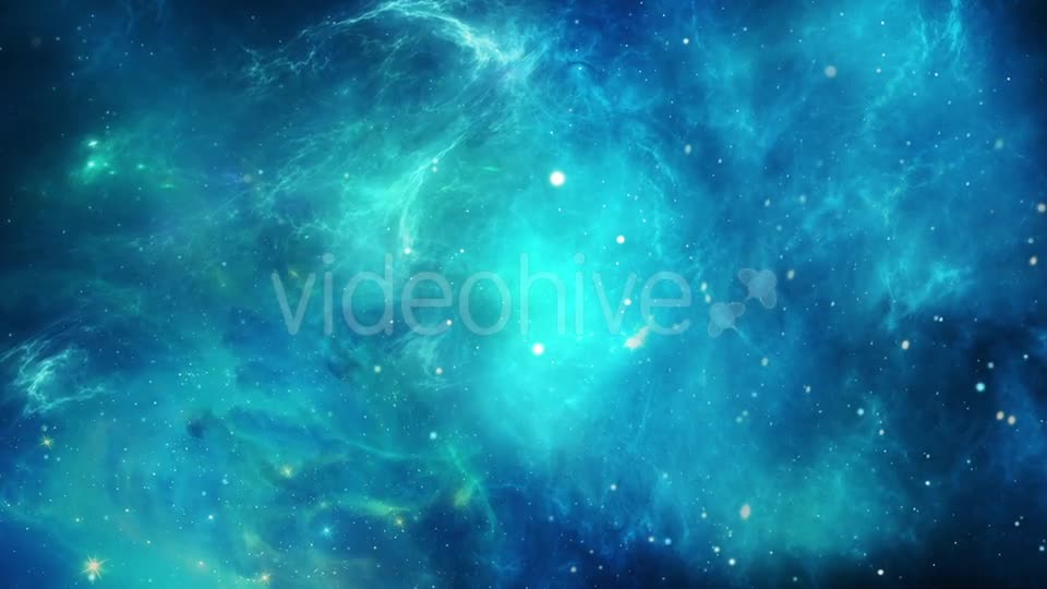 Beautiful Blue Space Nebula Videohive 13673734 Motion Graphics Image 1