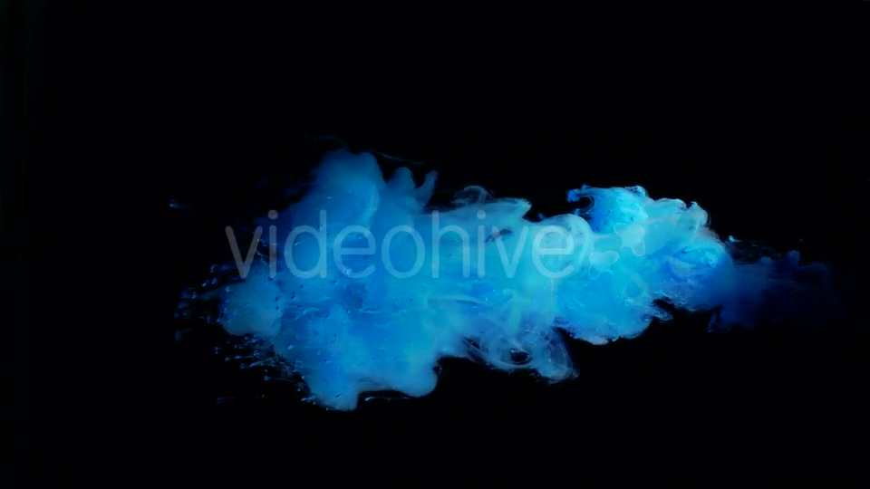 Beautiful Cloud Blue Ink Dissolved In Water Videohive 17510207 Motion Graphics Image 4
