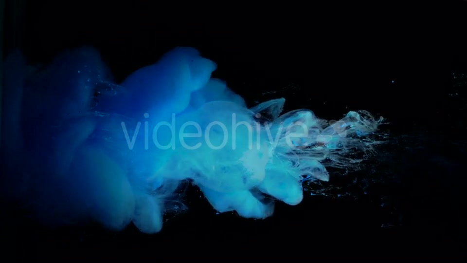Beautiful Cloud Blue Ink Dissolved In Water Videohive 17510207 Motion Graphics Image 6
