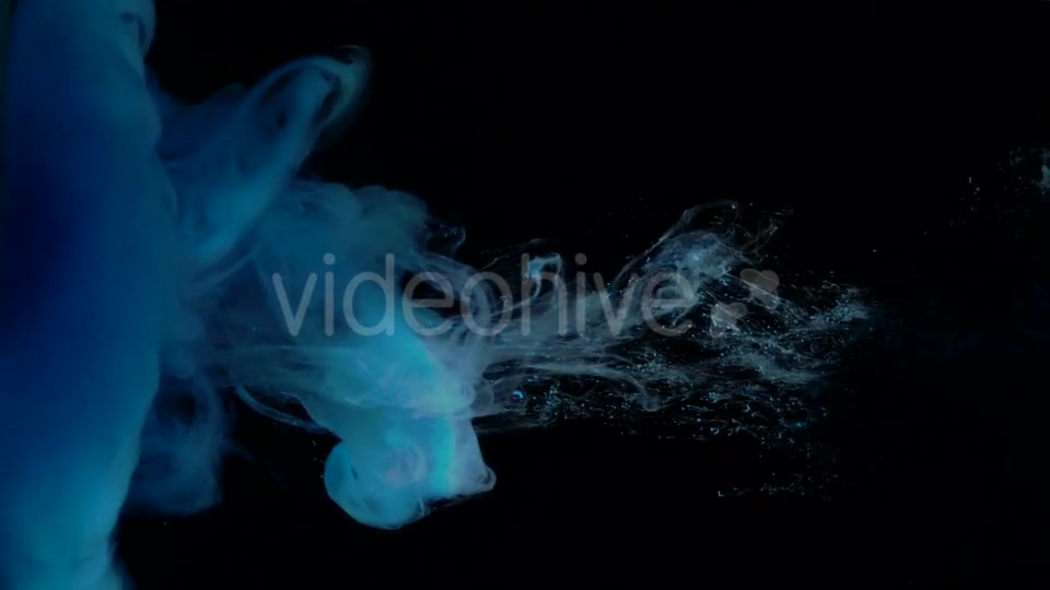 Beautiful Cloud Blue Ink Dissolved In Water Videohive 17510207 Motion Graphics Image 8