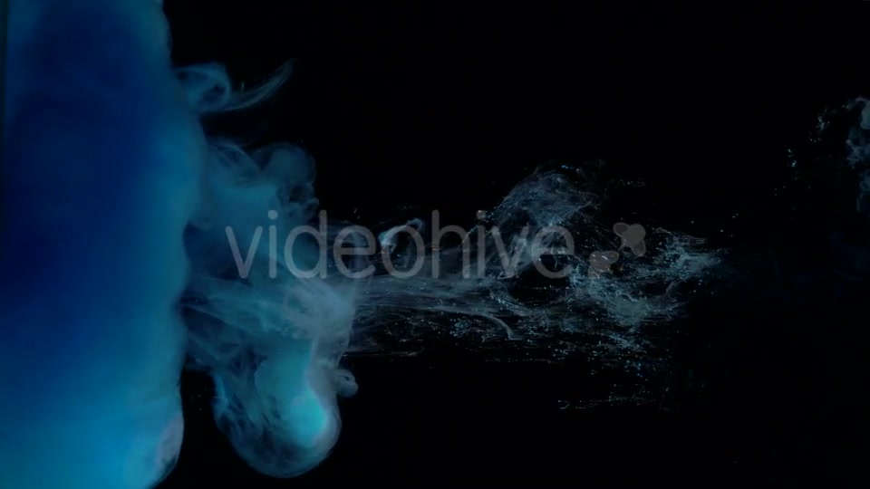 Beautiful Cloud Blue Ink Dissolved In Water Videohive 17510207 Motion Graphics Image 9