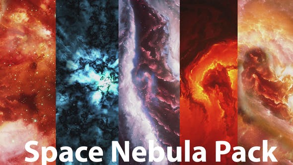 Beautiful Colorful Space Nebula Pack - 21683061 Videohive Download
