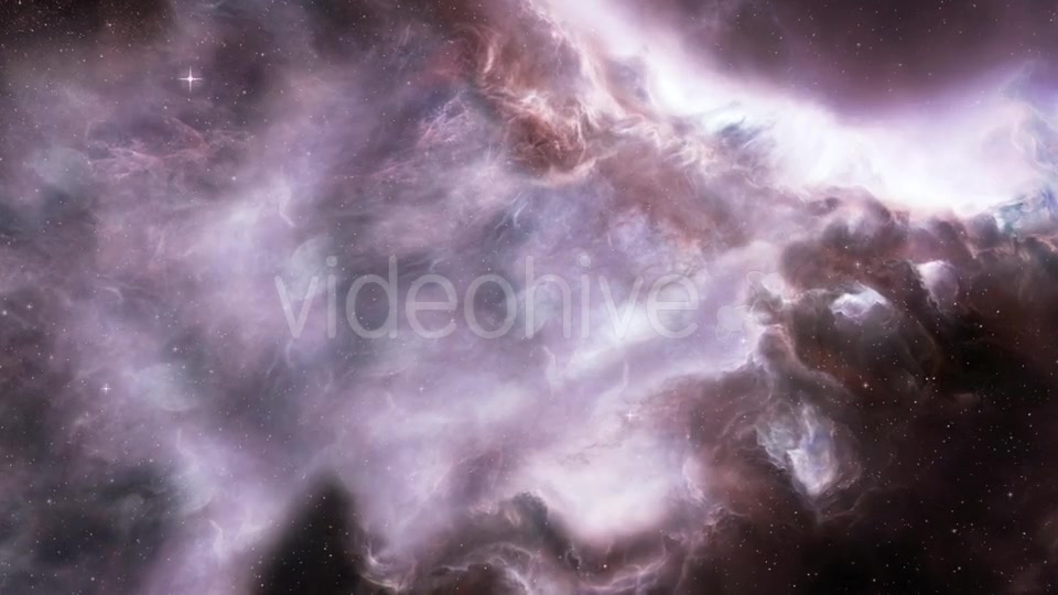 Beautiful Distant Red Space Nebula Videohive 19574021 Motion Graphics Image 2
