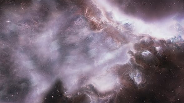 Beautiful Distant Red Space Nebula - Download Videohive 19574021