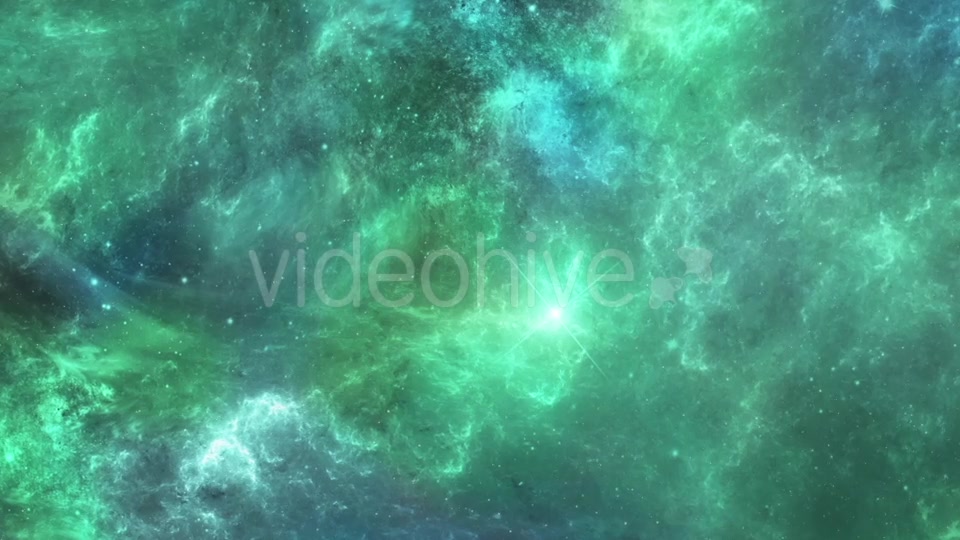 Beautiful Green Space Nebula Videohive 19180630 Motion Graphics Image 3