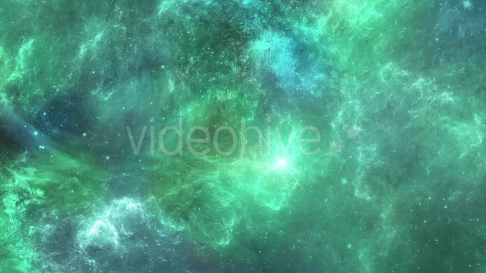 Beautiful Green Space Nebula Videohive 19180630 Motion Graphics Image 4