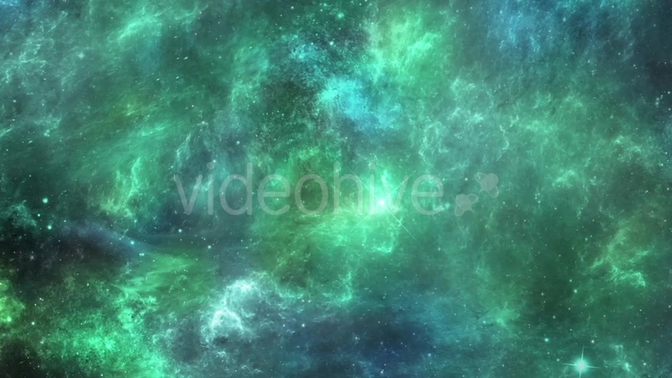 Beautiful Green Space Nebula Videohive 19180630 Motion Graphics Image 7