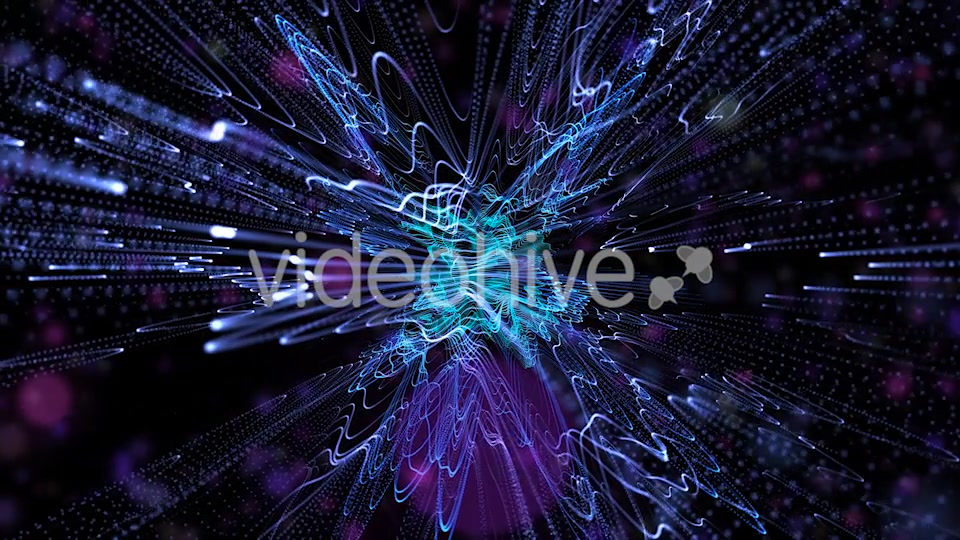 Beautiful Movement Blue Particles Background Videohive 20248616 Motion Graphics Image 4