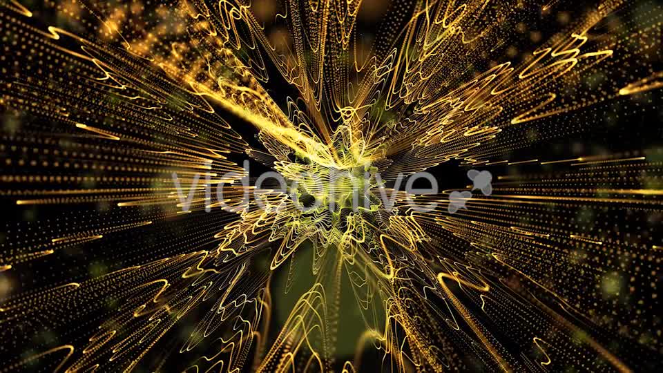 Beautiful Movement Gold Particles Background Videohive 20246711 Motion Graphics Image 1