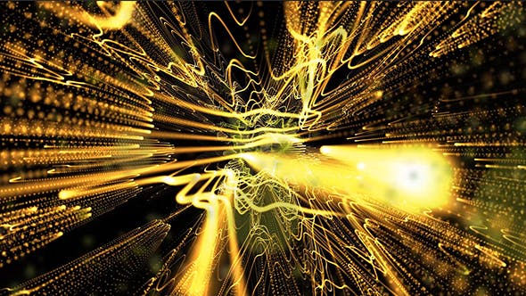 Beautiful Movement Gold Particles Background - Videohive 20246711 Download