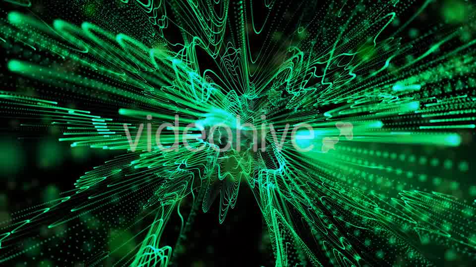 Beautiful Movement Green Particles Background Videohive 20246877 Motion Graphics Image 10