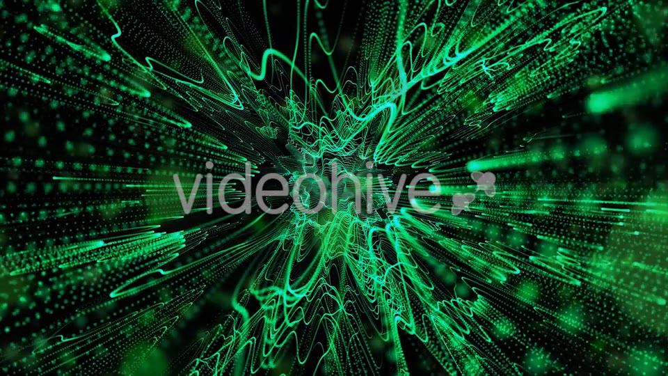 Beautiful Movement Green Particles Background Videohive 20246877 Motion Graphics Image 3