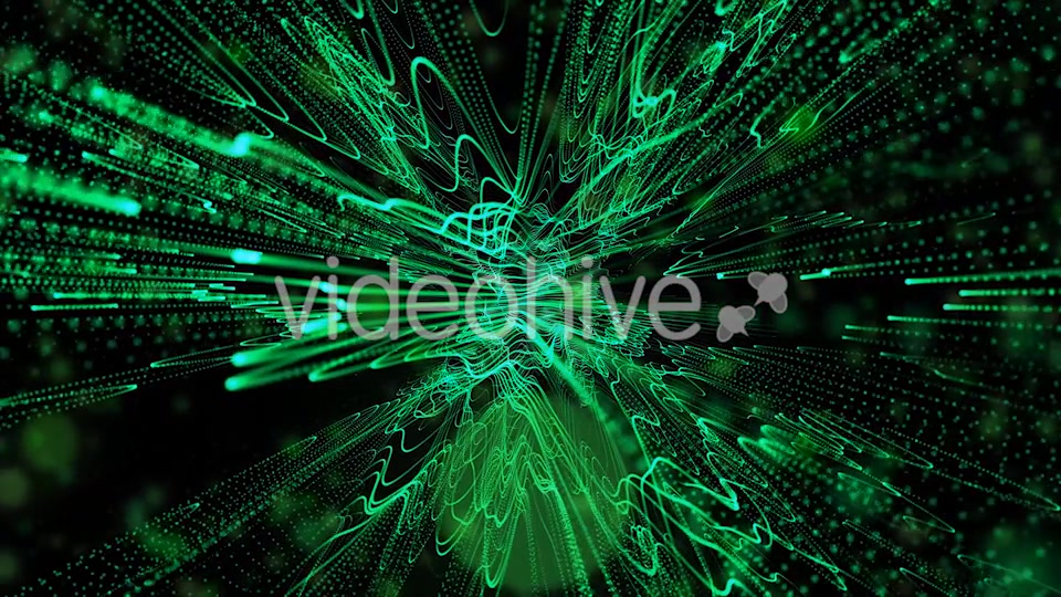 Beautiful Movement Green Particles Background Videohive 20246877 Motion Graphics Image 4
